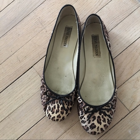 Steve Madden Shoes - Steve Madden | Leopard “Bees” Flat with Bow